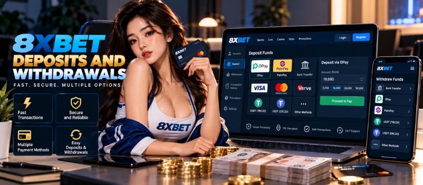 8xbet deposits and withdrawals